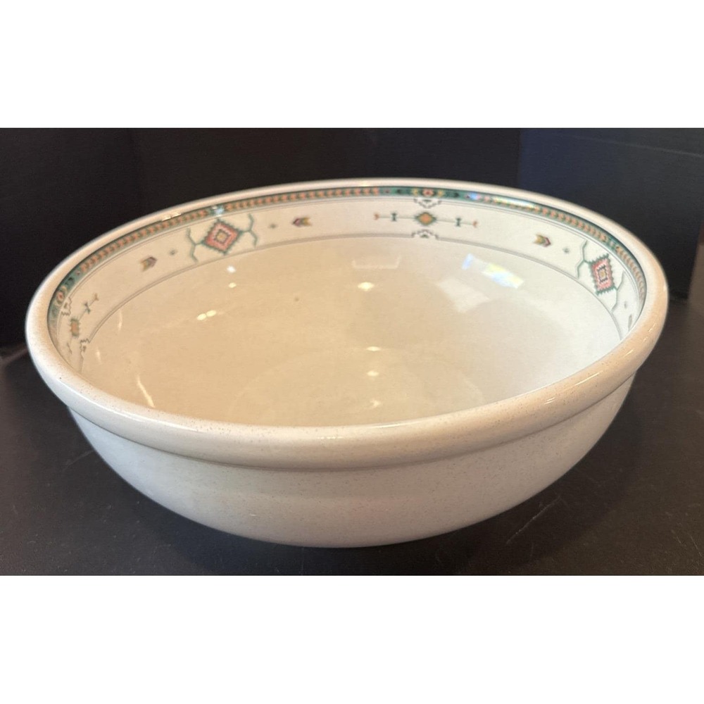 Studio Nova Adirondack 11" Salad Vegetable Serving Bowl Y 2201 Vintage Aztec